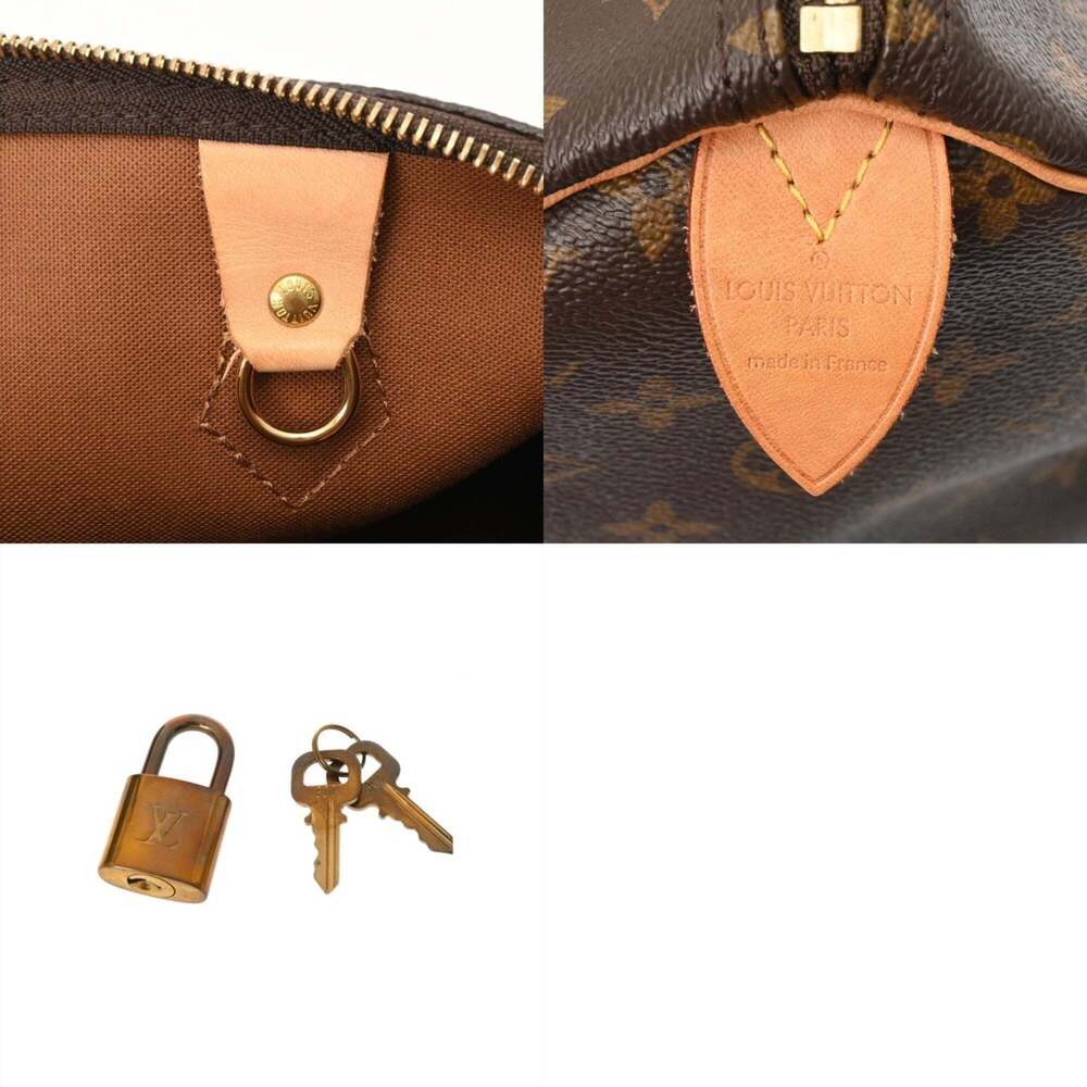 LOUIS VUITTON Authentic Brown Monogram Canvas Speedy 30 Bag - Picture 11 of 11